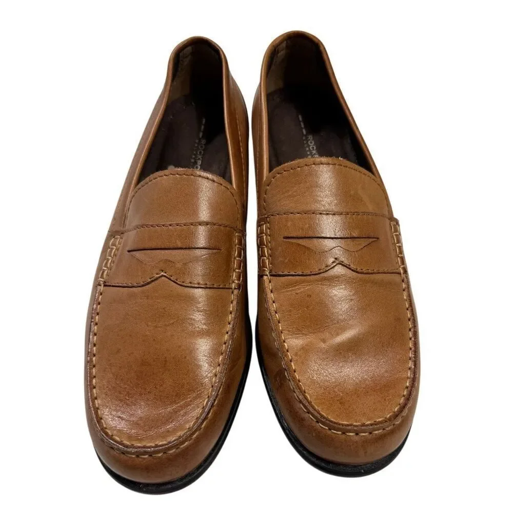Rockport Men’s Classic Penny Loafer Sz. 11.5 Brown Preppy Office